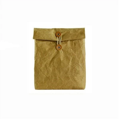 ออกแบบถุงอาหารกลางวันเก็บความเย็นกระดาษ Tyvek Brown